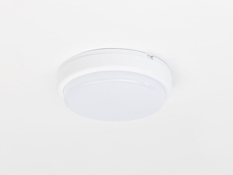 LED plafons D220mm ar MW sensoru 15W 3000K IK08